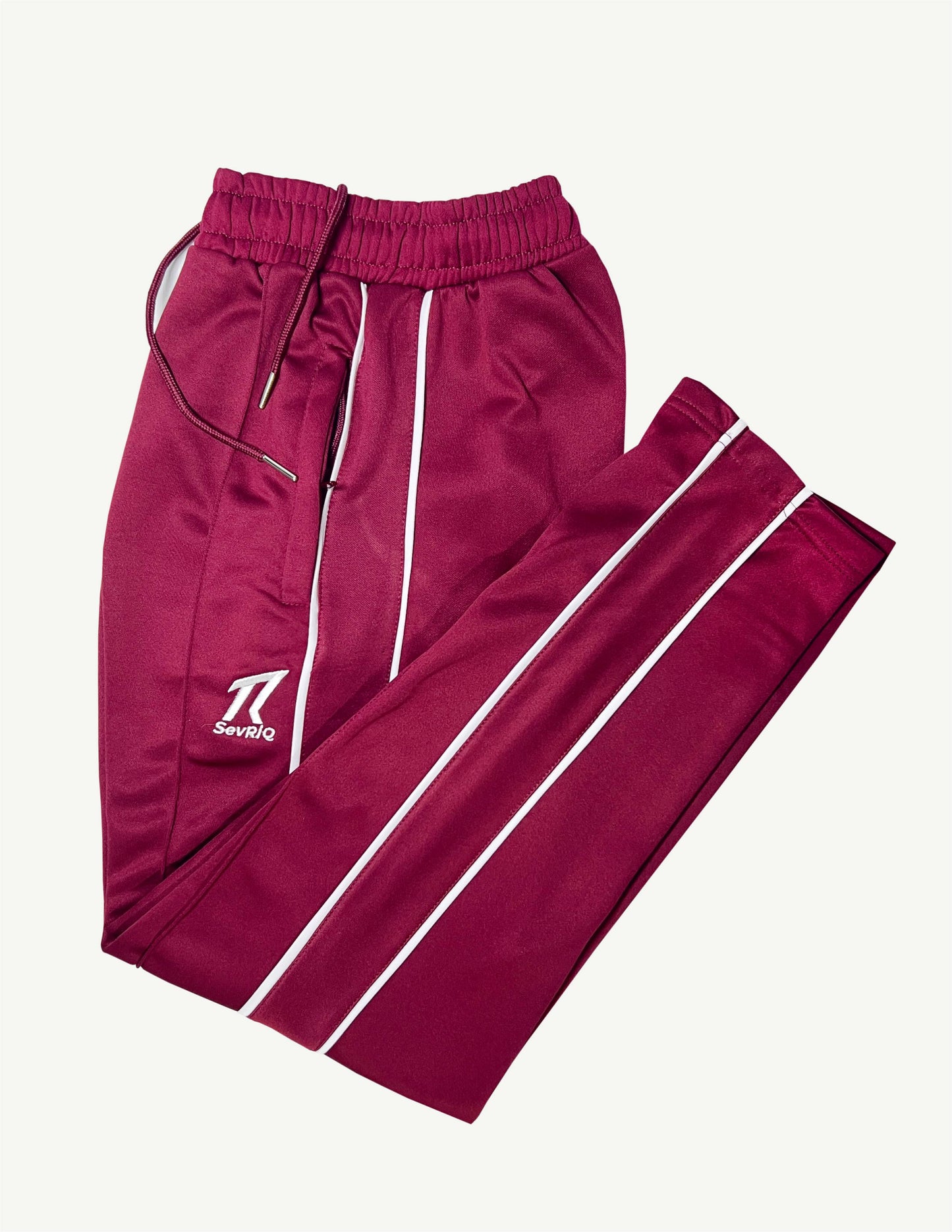 SevRiQ Premium Fleece Tracksuit in Maroon | Men’s Full Set